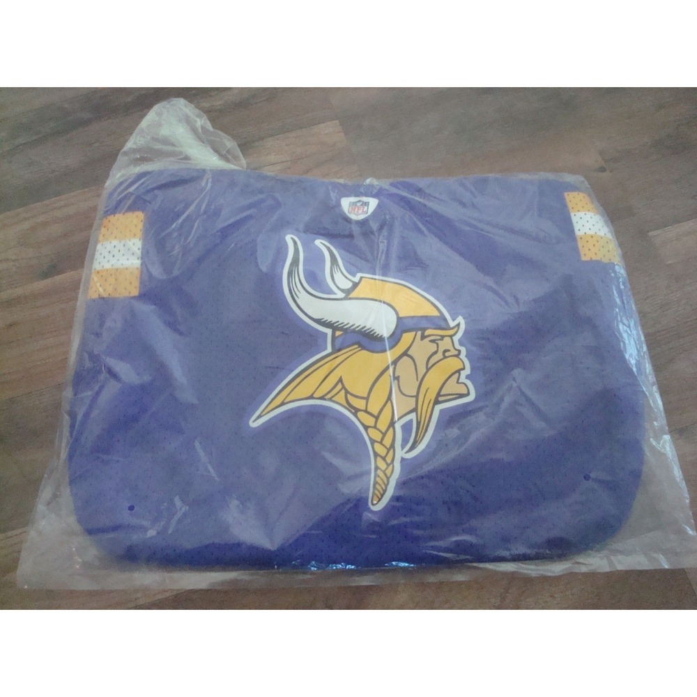 MINNESOTA VIKINGS  12X16  Game Day Purse BAG HANDBAG TOTE  DEADSTOCK  VINTAGE T7